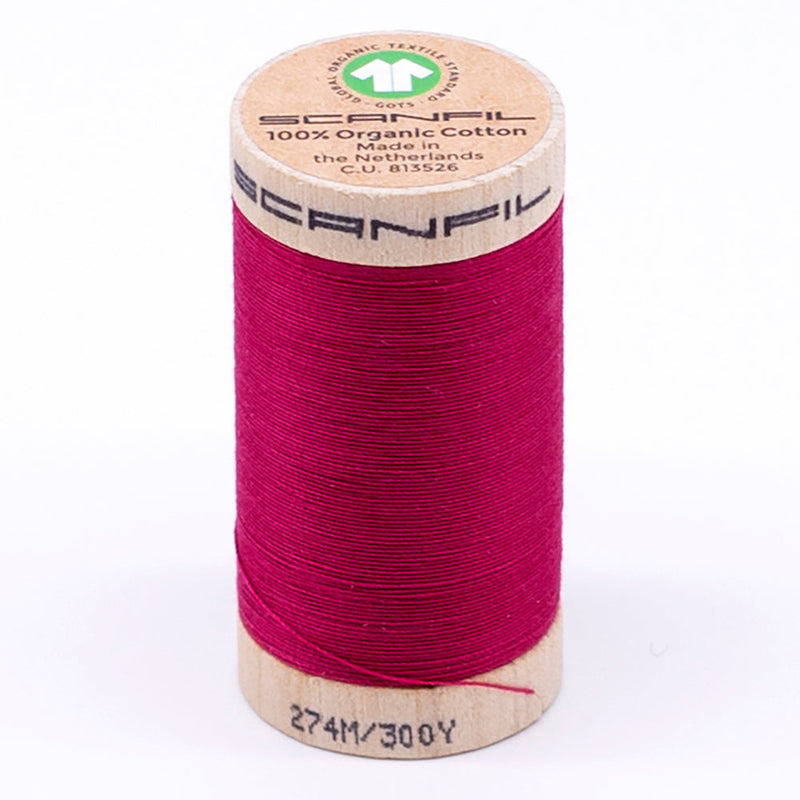 SCANFIL® 30wt Organic Pima Cotton Thread 300 yds - 4811 Love Potion