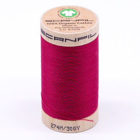 SCANFIL® 30wt Organic Pima Cotton Thread 300 yds - 4811 Love Potion
