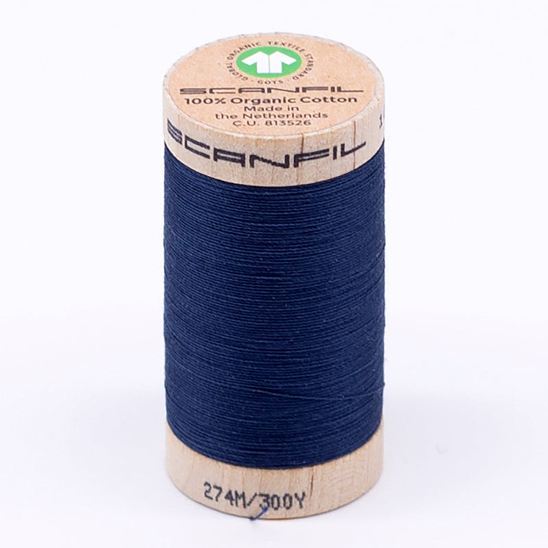 SCANFIL® 30wt Organic Pima Cotton Thread 300 yds - 4815 Poseidon