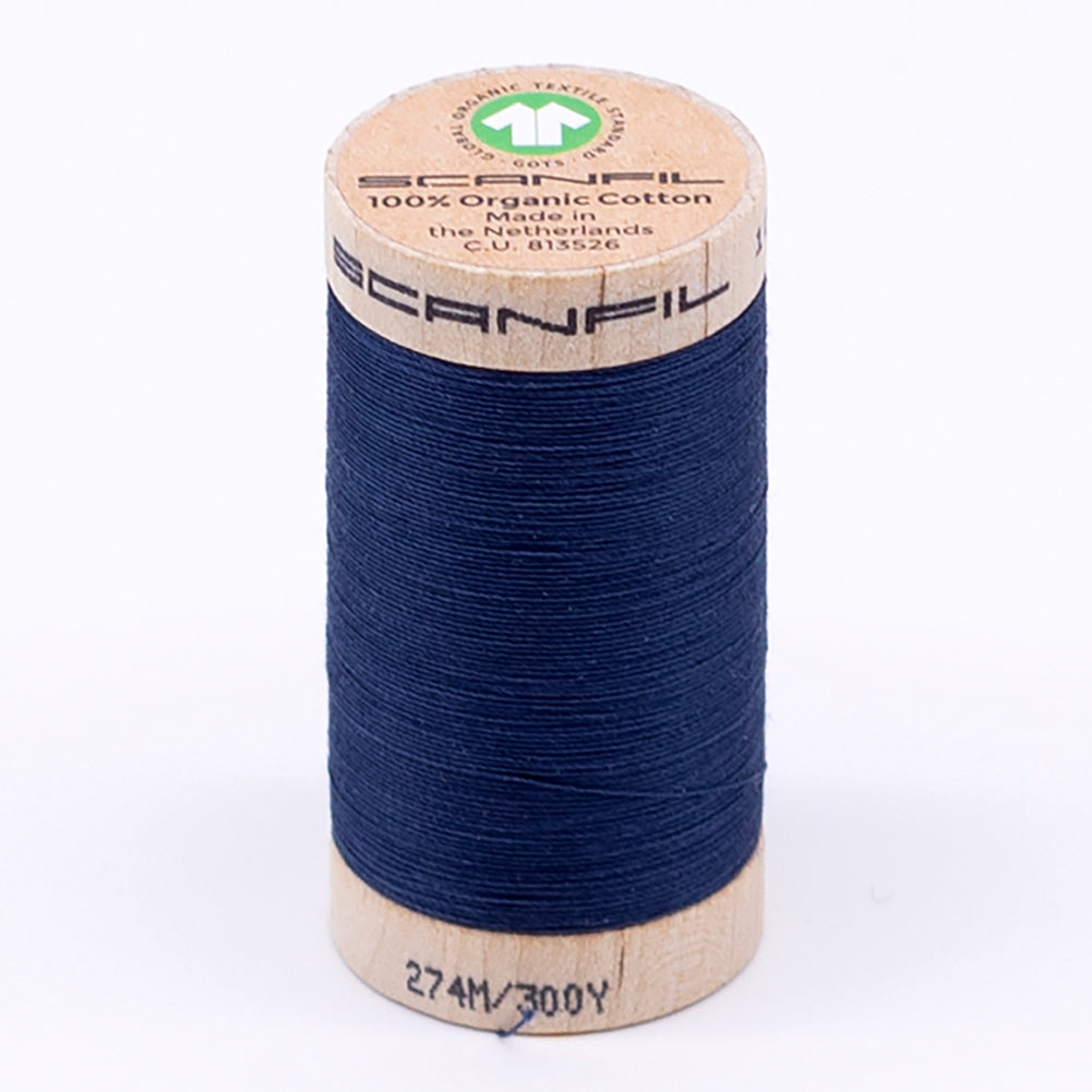 SCANFIL® 30wt Organic Pima Cotton Thread 300 yds - 4815 Poseidon