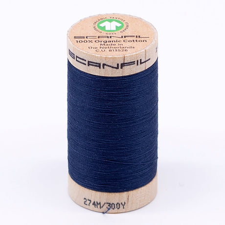 SCANFIL® 30wt Organic Pima Cotton Thread 300 yds - 4815 Poseidon