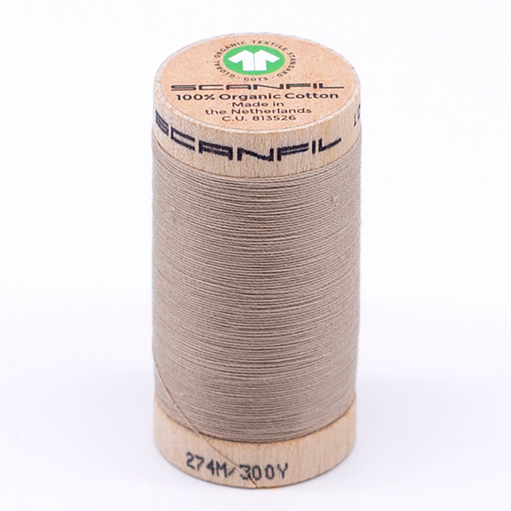 SCANFIL® 30wt Organic Pima Cotton Thread 300 yds - 4825 Crockery