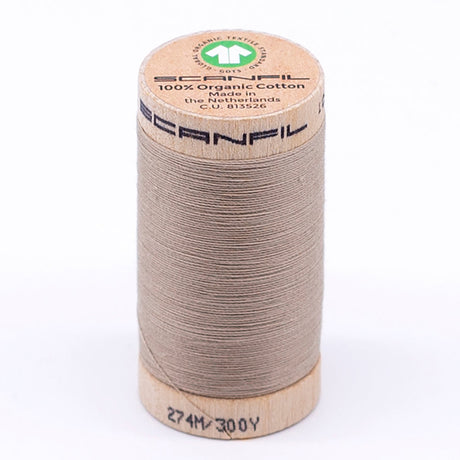 SCANFIL® 30wt Organic Pima Cotton Thread 300 yds - 4825 Crockery