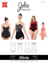 Sewing Pattern Olivia Sleeveless Skating Dress and Leotard by Jalie