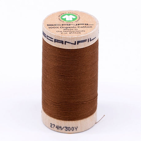 SCANFIL® 30wt Organic Pima Cotton Thread 300 yds - 4827 Cathay Spice