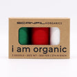 SCANFIL® 30wt Organic Pima Cotton Thread Trio Set - 3ct 300yd Spools - Holiday