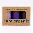 SCANFIL® 30wt Organic Pima Cotton Thread Trio Set - 3ct 300yd Spools - Cool Purples