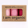 SCANFIL® 30wt Organic Pima Cotton Thread Trio Set - 3ct 300yd Spools - Pretty Pinks