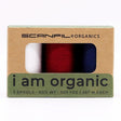 SCANFIL® 50wt Organic Pima Cotton Thread Trio Set - 3ct 500yd Spools - Patriotic
