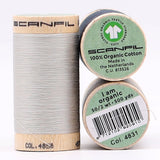 SCANFIL® 50wt Organic Pima Cotton Thread Trio Set - 3ct 500yd Spools - Stormy Grays