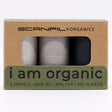 SCANFIL® 50wt Organic Pima Cotton Thread Trio Set - 3ct 500yd Spools - Stormy Grays