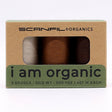 SCANFIL® 50wt Organic Pima Cotton Thread Trio Set - 3ct 500yd Spools - Earthy Browns