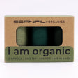 SCANFIL® 50wt Organic Pima Cotton Thread Trio Set - 3ct 500yd Spools - Foresty Greens
