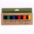 SCANFIL® 50wt Organic Pima Cotton Thread Set - 6ct 500yd Spools & Wood Rack - Jewel Tones