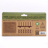 SCANFIL® 50wt Organic Pima Cotton Thread Set - 6ct 500yd Spools & Wood Rack - Fashion Mix