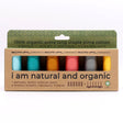 SCANFIL® 50wt Organic Pima Cotton Thread Set - 6ct 500yd Spools & Wood Rack - Fashion Mix