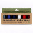 SCANFIL® 50wt Organic Pima Cotton Thread Set - 6ct 500yd Spools & Wood Rack - Patriotic