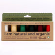 SCANFIL® 50wt Organic Pima Cotton Thread Set - 6ct 500yd Spools & Wood Rack - Holiday Traditions