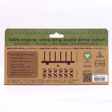 SCANFIL® 50wt Organic Pima Cotton Thread Set - 6ct 500yd Spools & Wood Rack - Trendy Holiday
