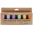 SCANFIL® 30wt Organic Pima Cotton Thread Set - 6ct 300yd Spools & Wood Rack - Pastels