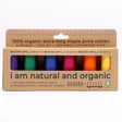SCANFIL® 30wt Organic Pima Cotton Thread Set - 6ct 300yd Spools & Wood Rack - Jewel Tones