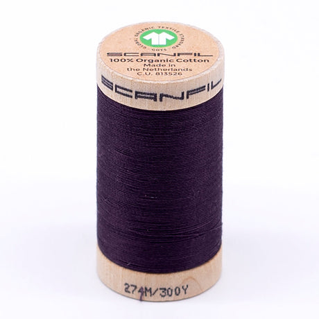 SCANFIL® 30wt Organic Pima Cotton Thread 300 yds - 4845 Plum Perfect