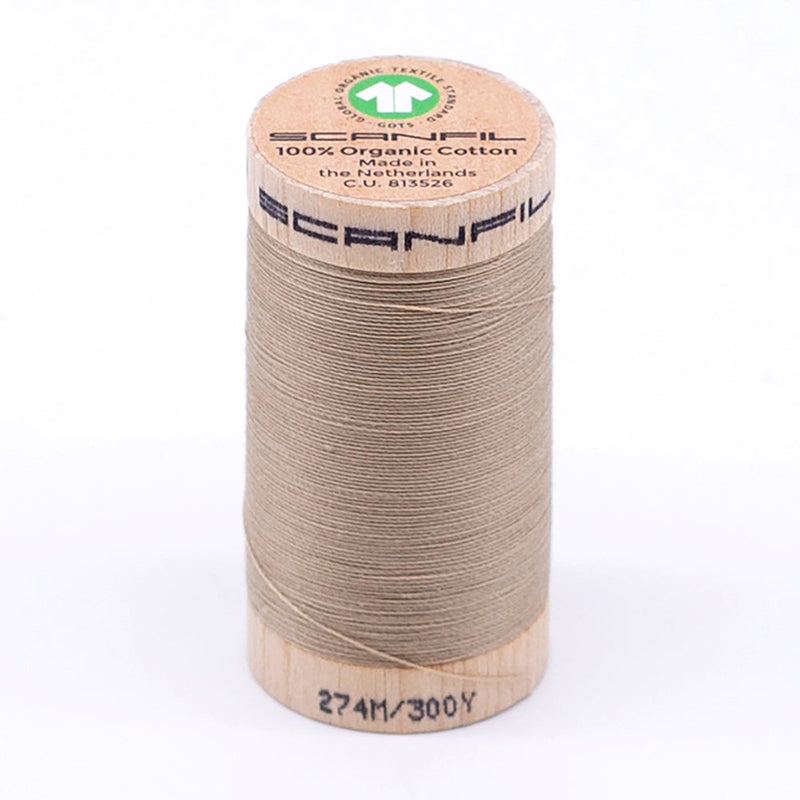 SCANFIL® 30wt Organic Pima Cotton Thread 300 yds - 4853 Safari