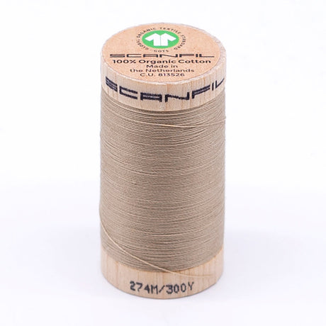 SCANFIL® 30wt Organic Pima Cotton Thread 300 yds - 4853 Safari
