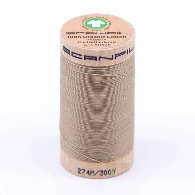 SCANFIL® 30wt Organic Pima Cotton Thread 300 yds - 4853 Safari