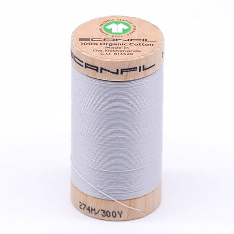 SCANFIL® 30wt Organic Pima Cotton Thread 300 yds - 4855 Oyster Mushroom