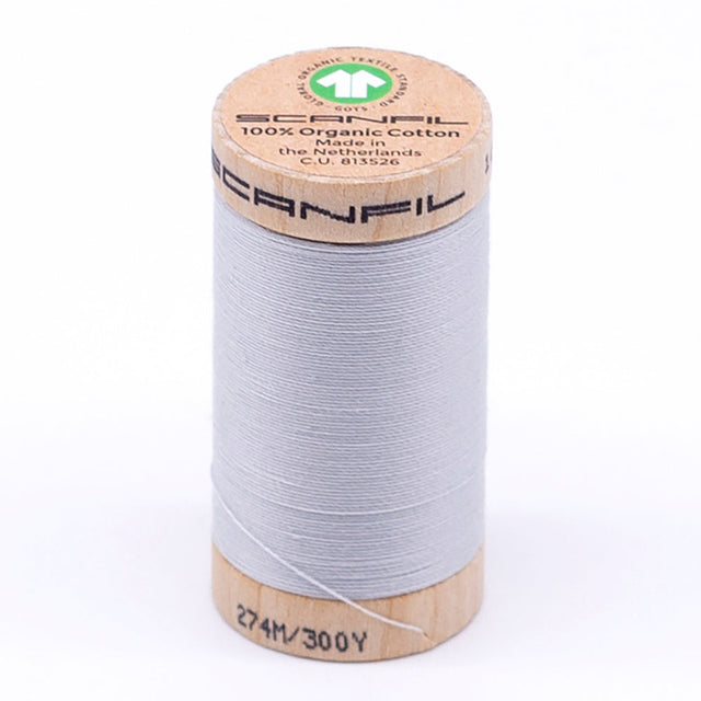 SCANFIL® 30wt Organic Pima Cotton Thread 300 yds - 4855 Oyster Mushroom