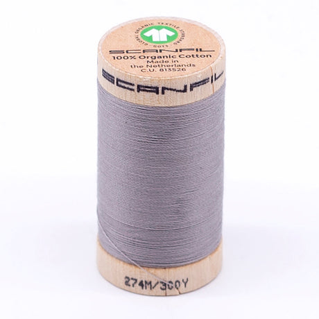 SCANFIL® 30wt Organic Pima Cotton Thread 300 yds - 4858 Dove