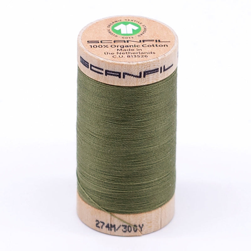 SCANFIL® 30wt Organic Pima Cotton Thread 300 yds - 4859 Sage