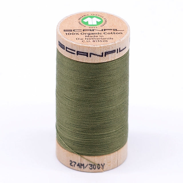 SCANFIL® 30wt Organic Pima Cotton Thread 300 yds - 4859 Sage