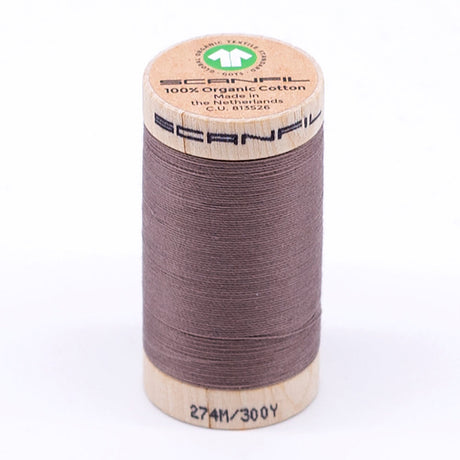 SCANFIL® 30wt Organic Pima Cotton Thread 300 yds - 4862 Antier