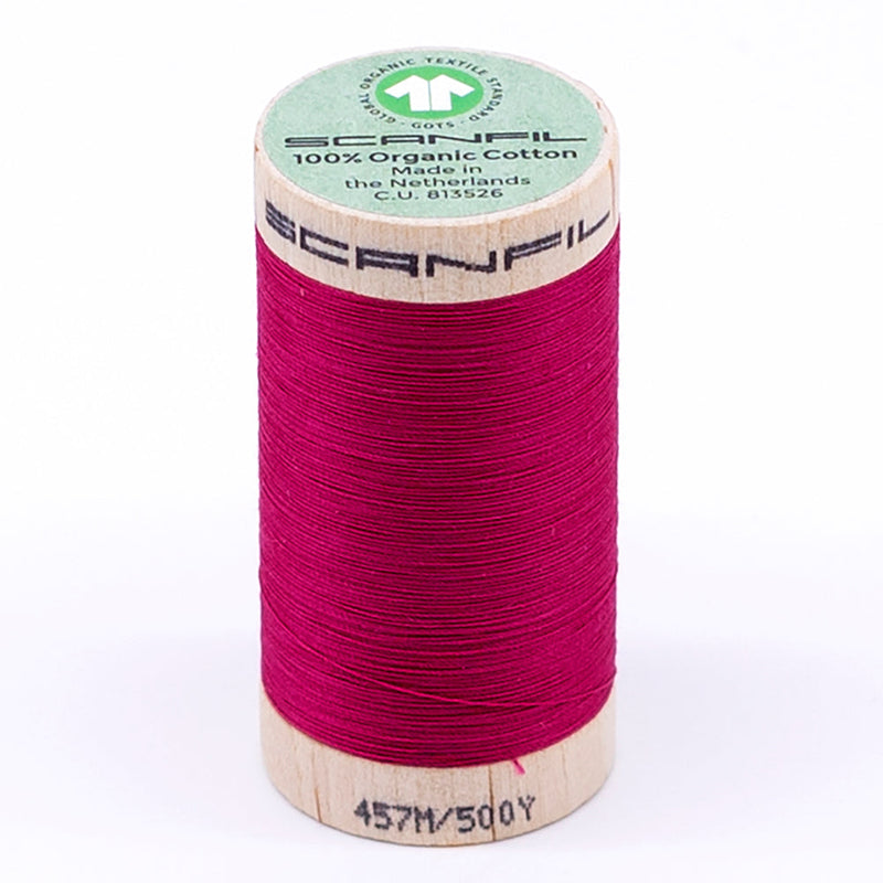 SCANFIL® 50wt Organic Pima Cotton Thread 500 yds - 4811 Love Potion