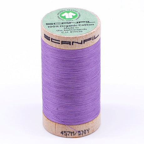 SCANFIL® 50wt Organic Pima Cotton Thread 500 yds - 4812 Regal Orchid