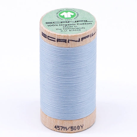 SCANFIL® 50wt Organic Pima Cotton Thread 500 yds - 4814 Winter Sky