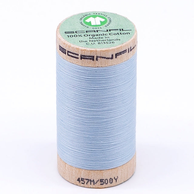 SCANFIL® 50wt Organic Pima Cotton Thread 500 yds - 4814 Winter Sky