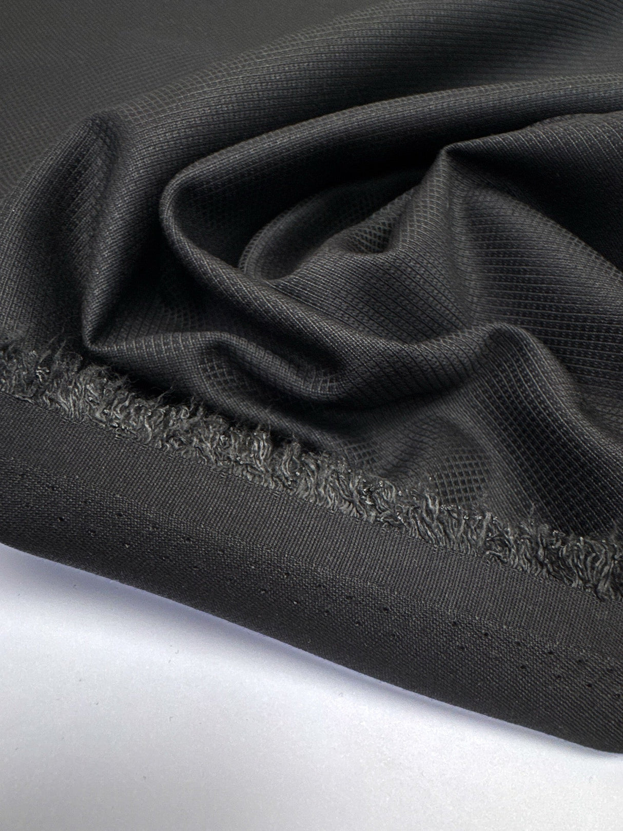 Black Jacquard Polyester Fabric