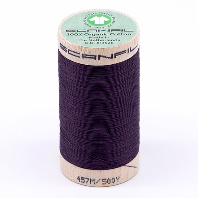 SCANFIL® 50wt Organic Pima Cotton Thread 500 yds - 4845 Plum Perfect