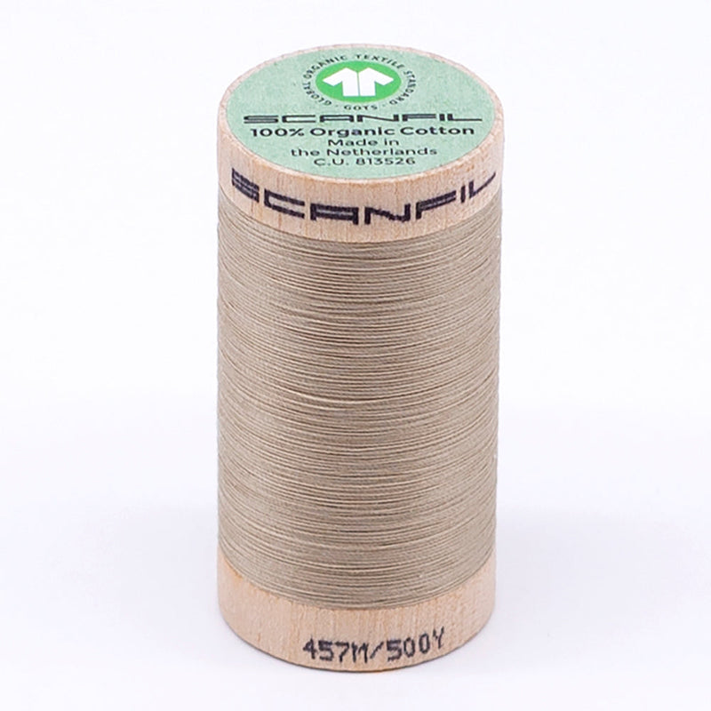 SCANFIL® 50wt Organic Pima Cotton Thread 500 yds - 4853 Safari