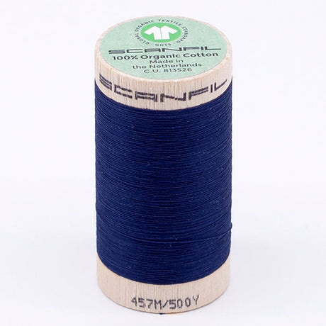 SCANFIL® 50wt Organic Pima Cotton Thread 500 yds - 4854 Bellwether Blue