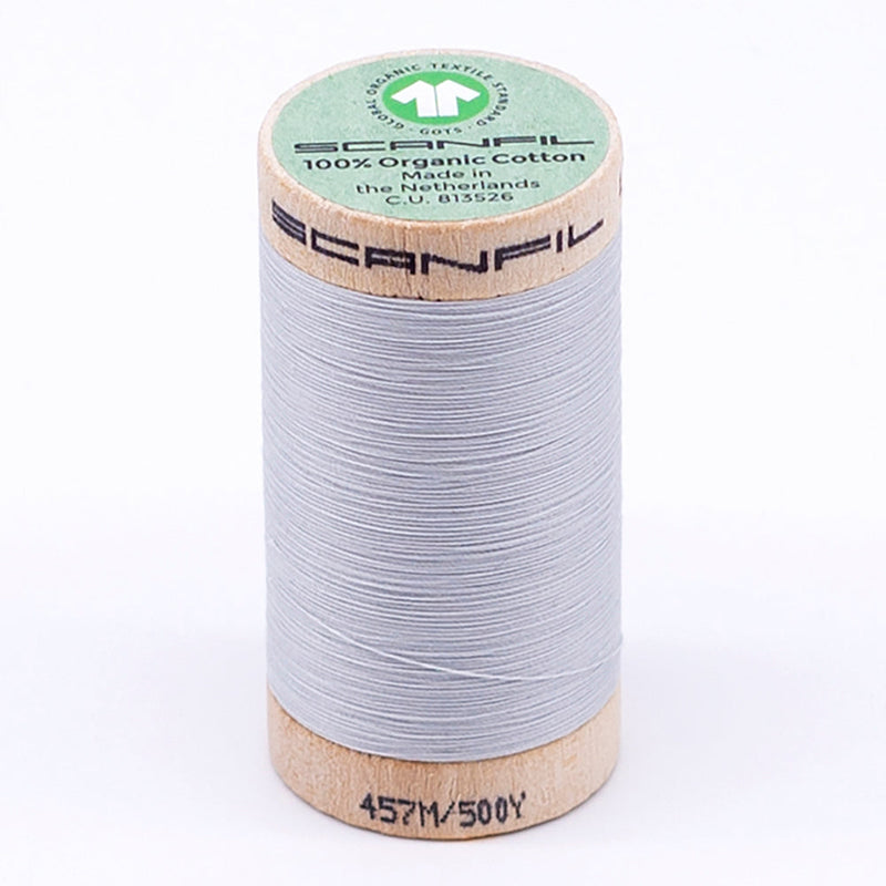 SCANFIL® 50wt Organic Pima Cotton Thread 500 yds - 4855 Oyster Mushroom