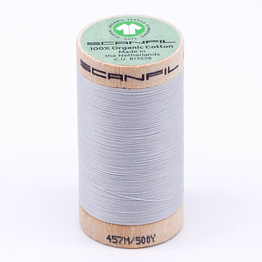 SCANFIL® 50wt Organic Pima Cotton Thread 500 yds - 4855 Oyster Mushroom