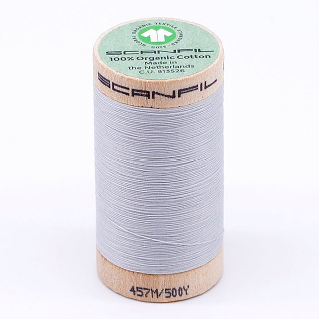 SCANFIL® 50wt Organic Pima Cotton Thread 500 yds - 4855 Oyster Mushroom