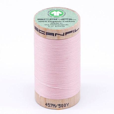 SCANFIL® 50wt Organic Pima Cotton Thread 500 yds - 4860 Crystal Pink
