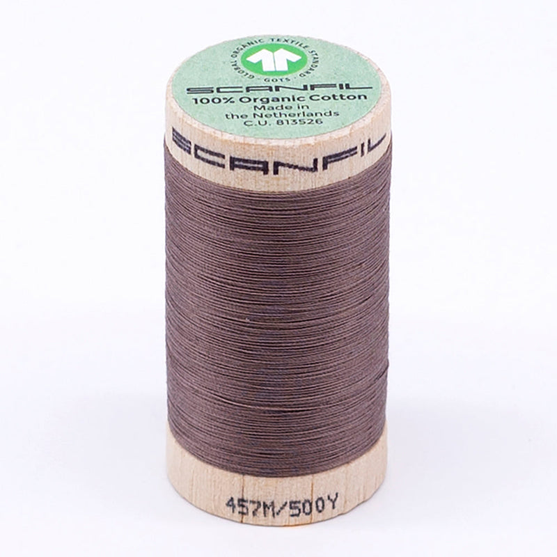 SCANFIL® 50wt Organic Pima Cotton Thread 500 yds - 4862 Antier