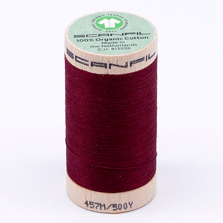 SCANFIL® 50wt Organic Pima Cotton Thread 500 yds - 4870 Rhubarb