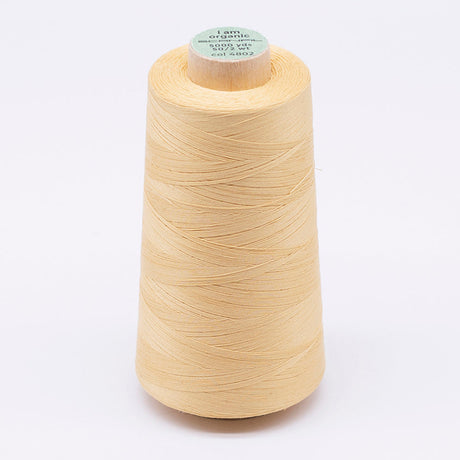 SCANFIL® 50wt Organic Pima Cotton Thread 5000 yd Cones - 4802 Cornsilk